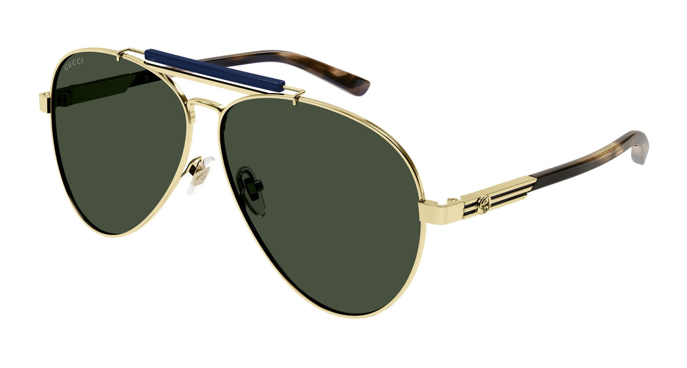 Gucci GG1287S Gold/Green #colour_gold-green
