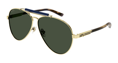 Gucci GG1287S Gold/Green #colour_gold-green