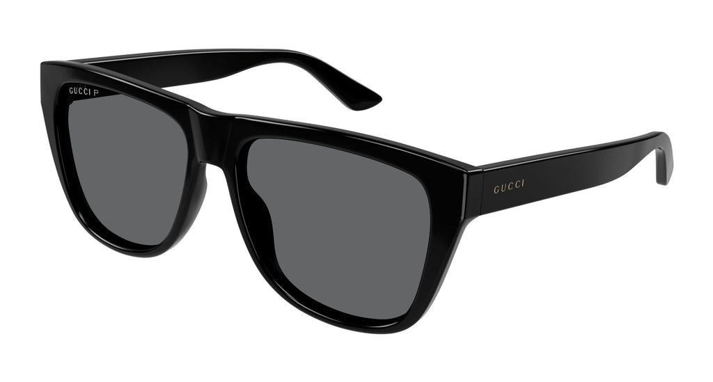 ● GUCCI ● サングラス Black / Grey Gradient / 54mm Gucci Oversize Black Square Grey Gradient 54mm Women's