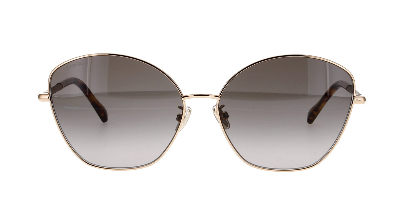 Jimmy Choo Marilia/G/SK Asian Fit Gold-Havana/Brown Gradient #colour_gold-havana-brown-gradient