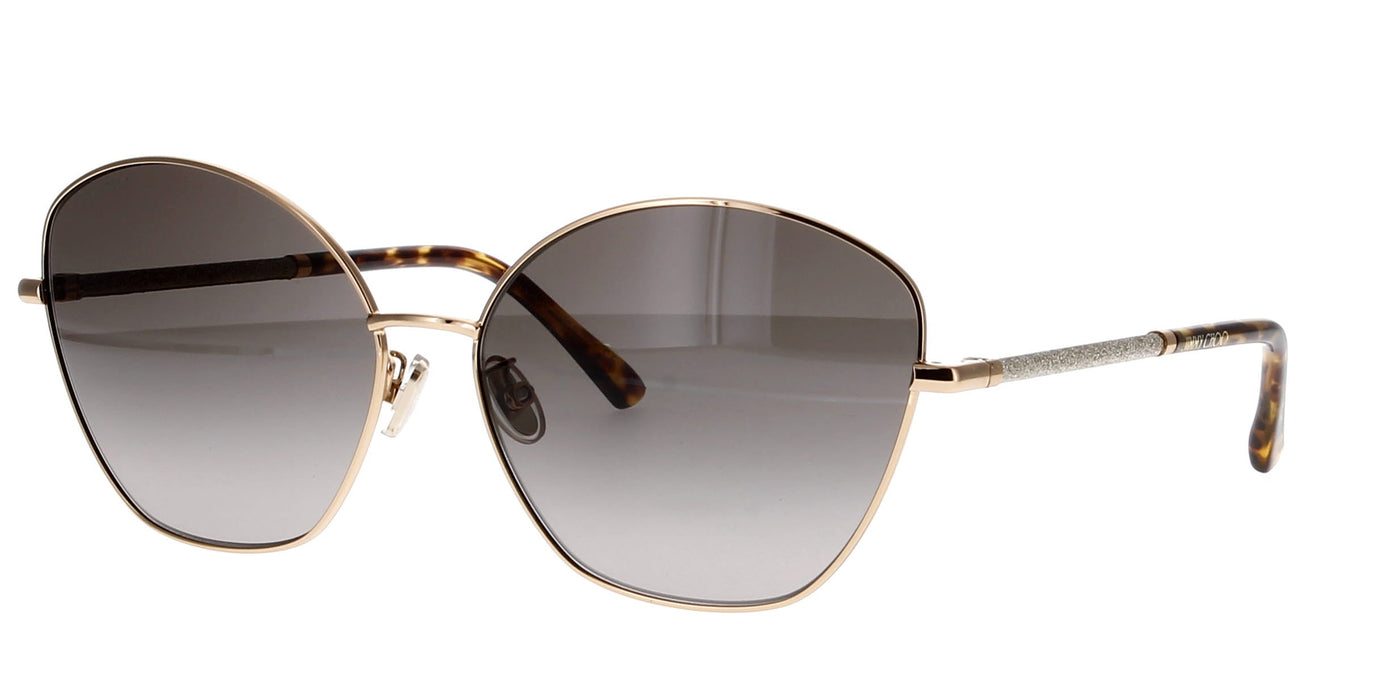 Jimmy Choo Marilia/G/SK Asian Fit Gold-Havana/Brown Gradient #colour_gold-havana-brown-gradient