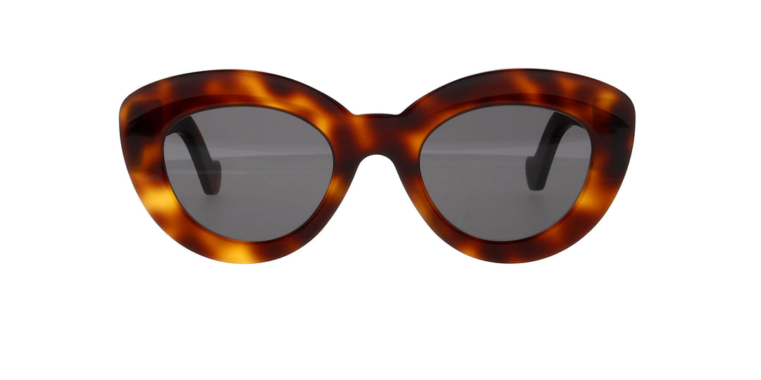 LOEWE キャットアイフレムサンクラス LW40051F 01A Loewe Chunky Anagram LW40051F Oval Sunglasses | Fashion