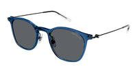 Montblanc MB0098S Light Blue/Grey #colour_light-blue-grey
