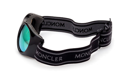 Moncler ML 0051 Mask Shiny Black/Blue Mirror #colour_shiny-black-blue-mirror