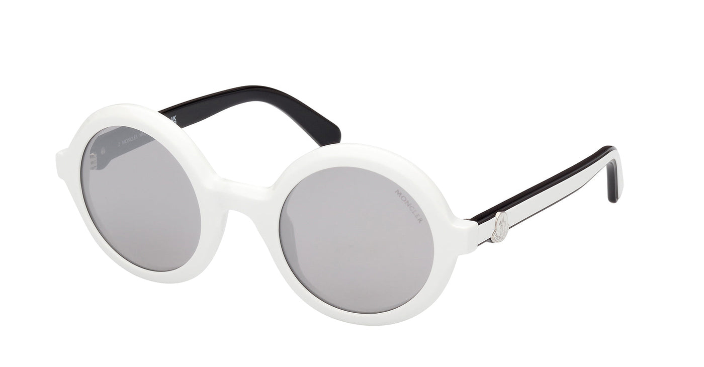 Moncler Orbit ML 0261 White/Smoke Mirror #colour_white-smoke-mirror