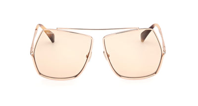 Max Mara Elsa MM0006 Shiny Rose Gold/Brown #colour_shiny-rose-gold-brown