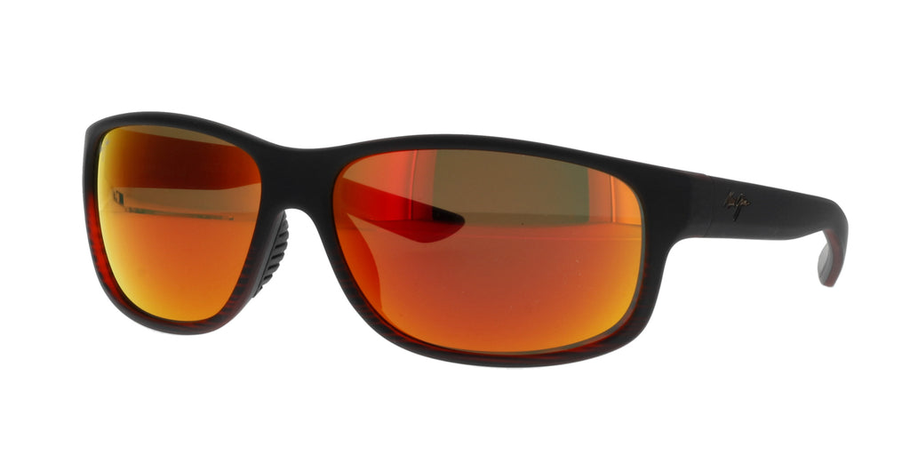 Maui Jim Kaiwi Channel Black/Red Gradient #colour_black-red-gradient