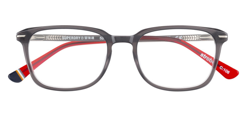 Superdry SDO-STROBE Grey Red #colour_grey-red