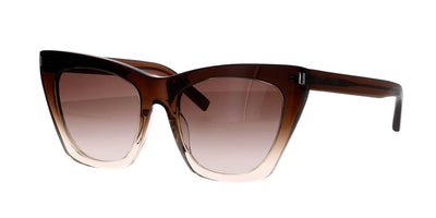 Saint Laurent SL 214 KATE Brown-Brown-Gradient #colour_brown-brown-gradient