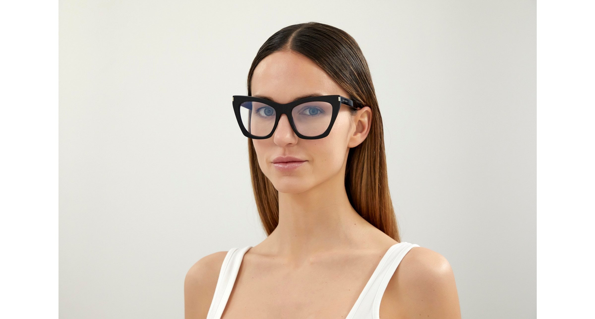 メガネ SAINT LAURENT Optical frames SL214KATETHINOPT 001 Saint Laurent SL 214 KATE THIN OPT Eyeglasses 001 Black