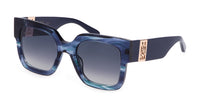 Mulberry SML190 Shiny Striped Blue/Blue Gradient #colour_shiny-striped-blue-blue-gradient