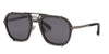 Philipp Plein SPP010M Shiny Gunmetal Sandblasted/Smoke #colour_shiny-gunmetal-sandblasted-smoke