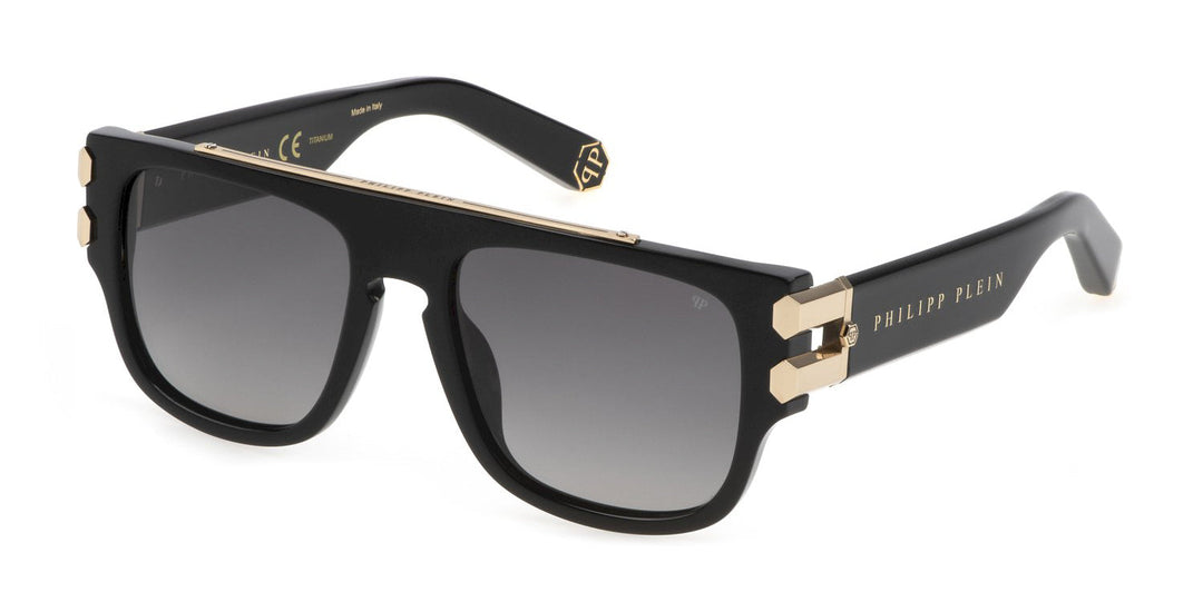 Philipp Plein SPP011M Square Sunglasses | Fashion Eyewear US display picture 3