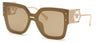Philipp Plein SPP041M Shiny Full Beige/Brown-Gold Mirror #colour_shiny-full-beige-brown-gold-mirror