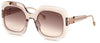 Philipp Plein SPP065S Transp Beige/Brown Gradient #colour_transp-beige-brown-gradient