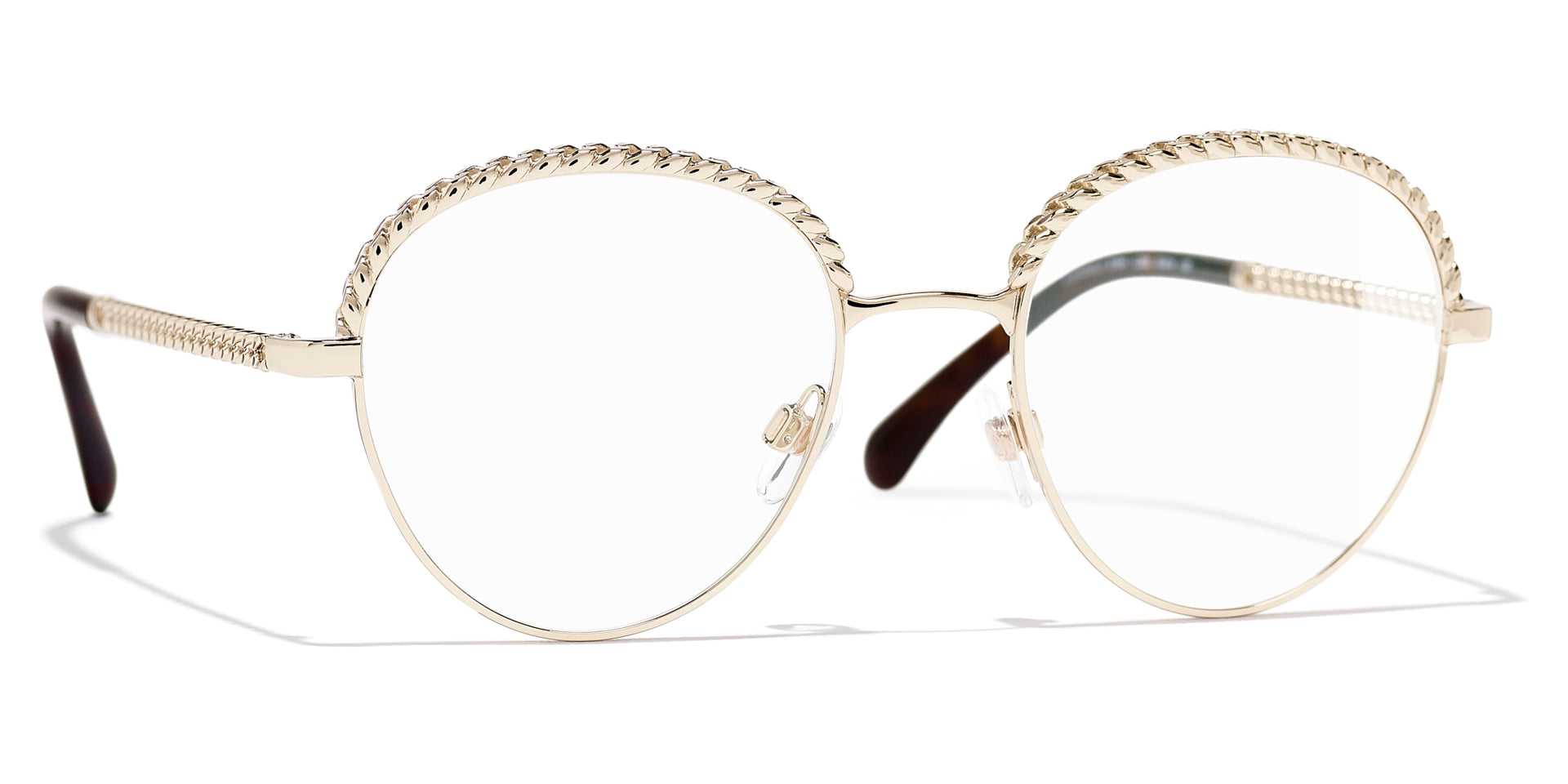 Chanel Pantos Eyeglasses in Metallic