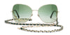 CHANEL 4274Q Gold & Green/Green #colour_gold-green-green