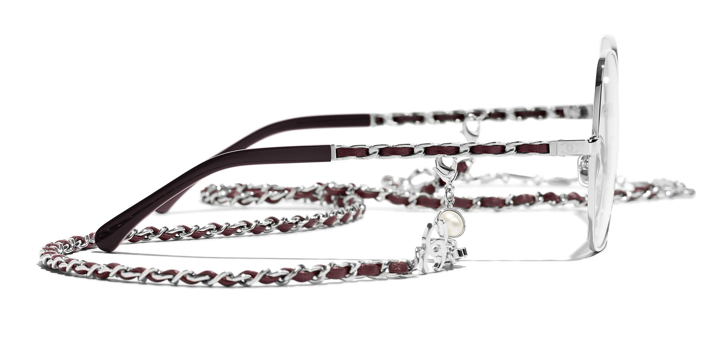 CHANEL 2205Q Silver & Burgundy #colour_silver-burgundy