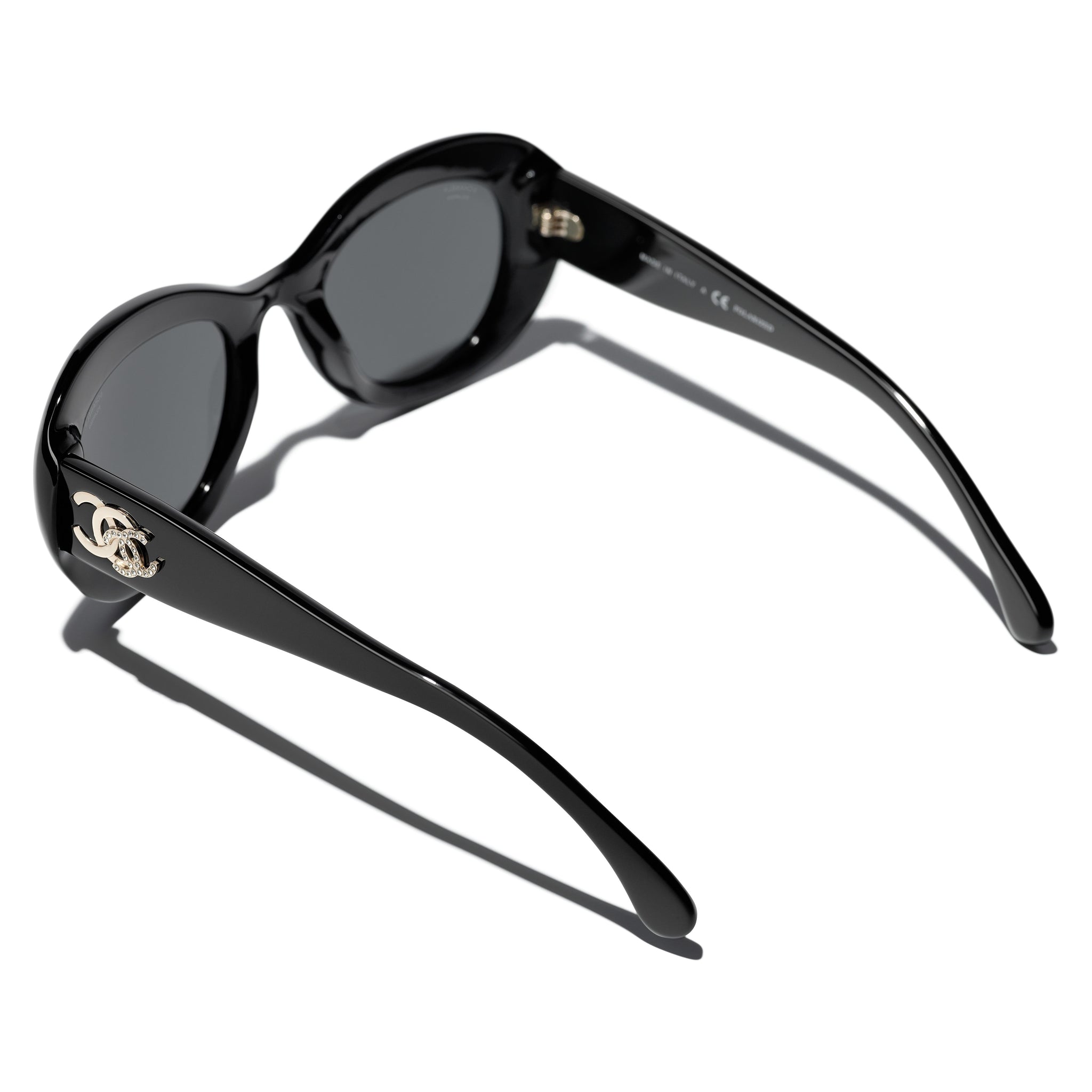 Chanel 5469B Sunglasses Black/Grey Oval Women