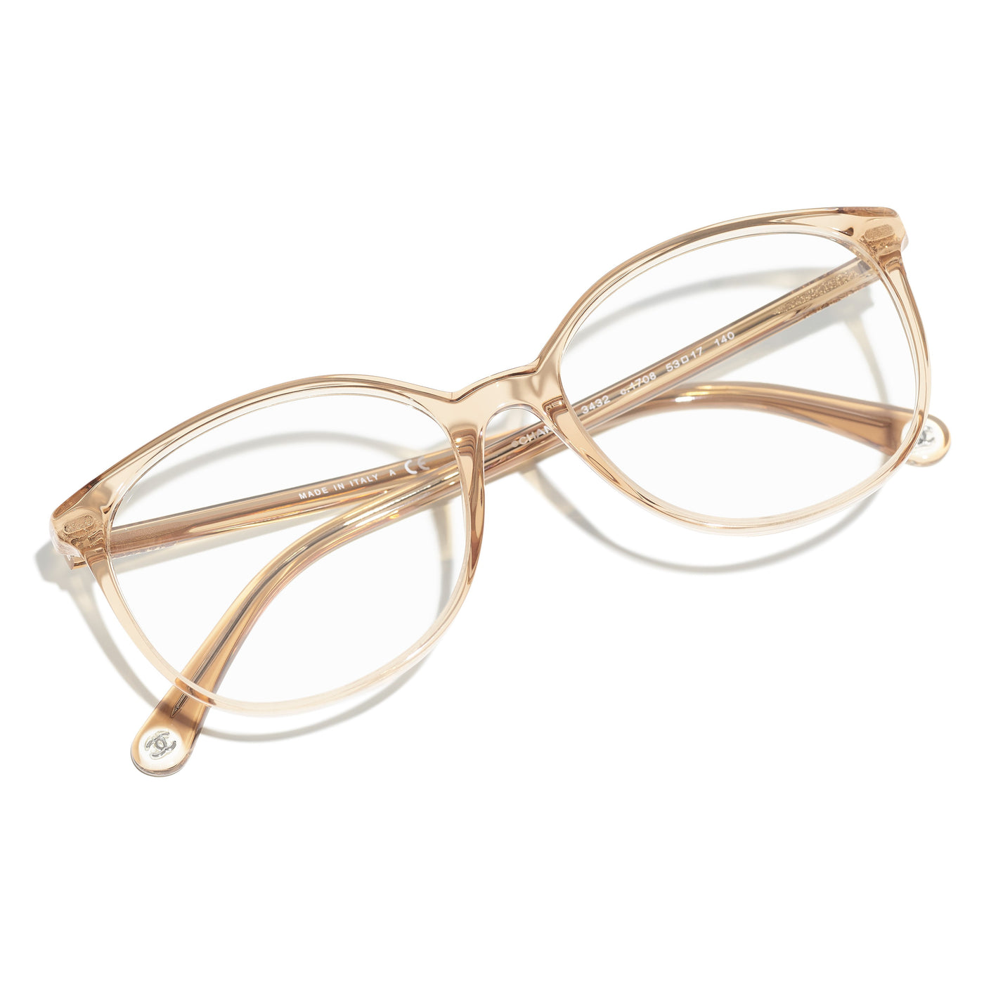 Eyeglasses: Pantos Eyeglasses, acetate — Fashion | CHANEL