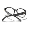 Chanel 3430B Black. #colour_black-gold