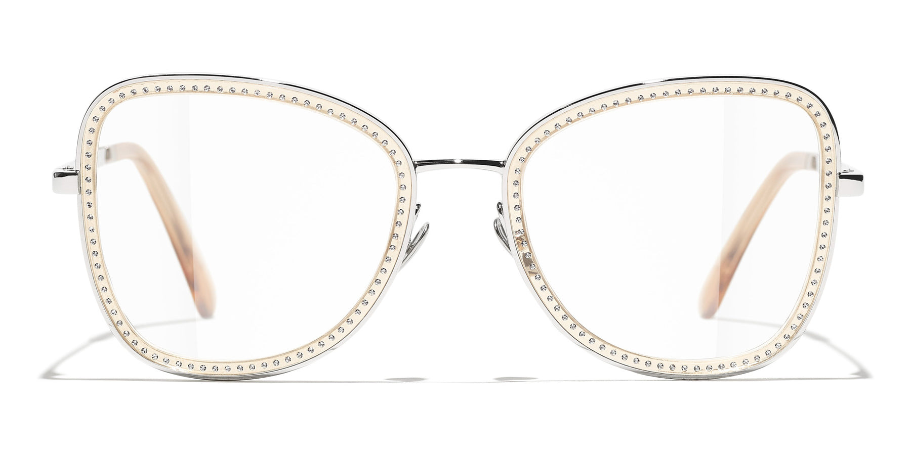 chanel womens metal eye glass frames