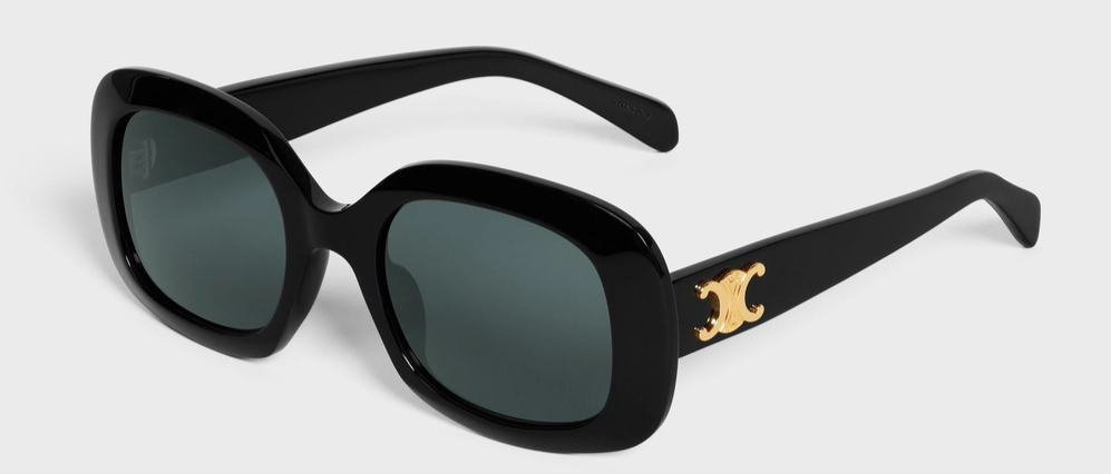 Chanel Black/ Grey Gradient 5235 Q Turnlock Square Sunglasses