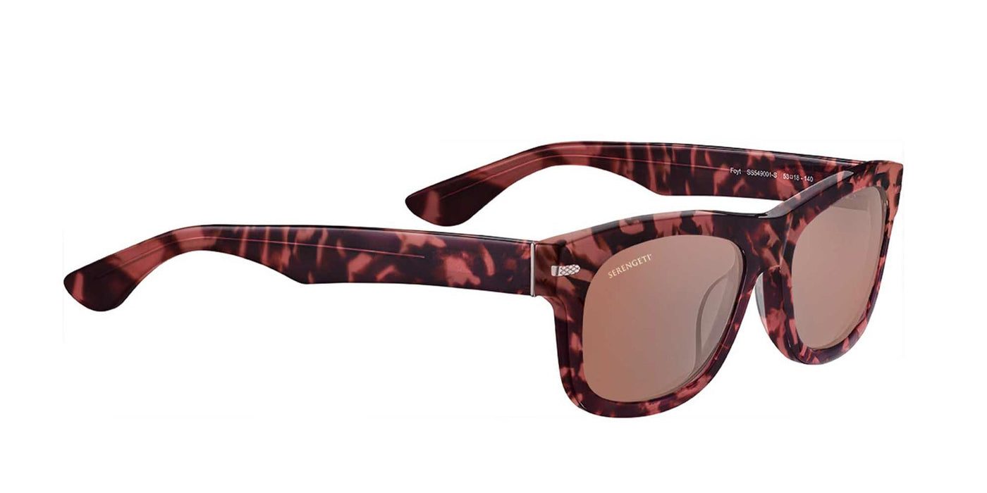 Serengeti Foyt Pink Tortoise/Brown Mirror #colour_pink-tortoise-brown-mirror