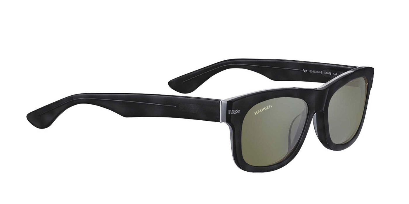 Serengeti Foyt Shiny Black/Green Polarised #colour_shiny-black-green-polarised