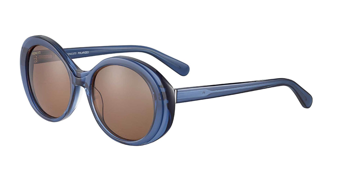 Serengeti Bacall Transparent Blue/Brown #colour_transparent-blue-brown