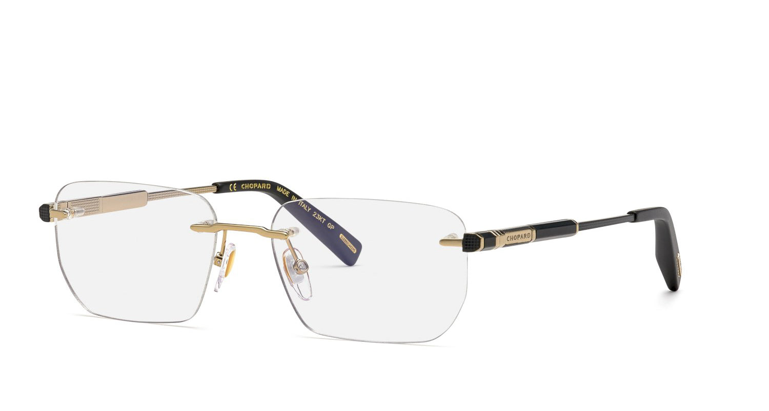 Chopard VCHG07 Rectangle Glasses | Fashion Eyewear US