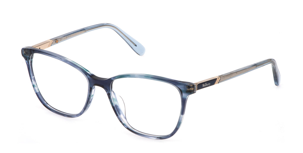 Mulberry VML183 Shiny Striped Blue #colour_shiny-striped-blue