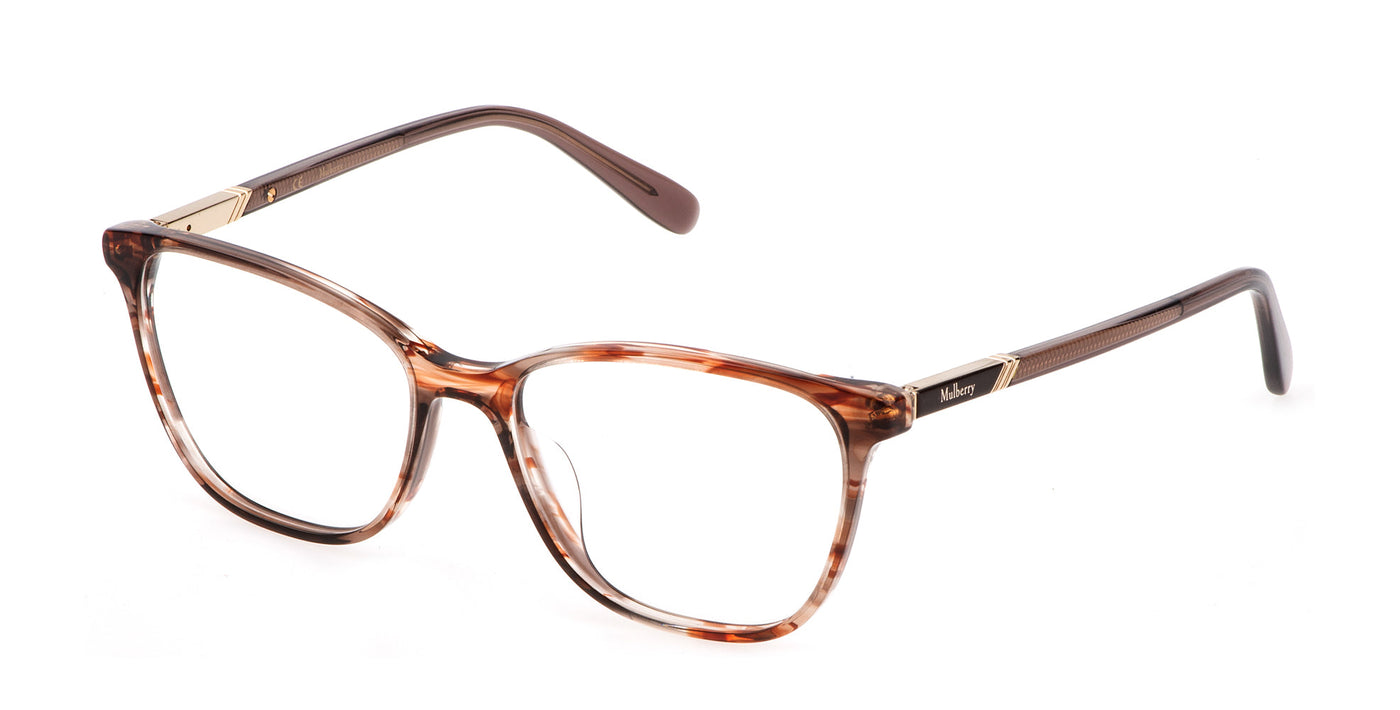 Mulberry VML183 Shiny Striped Orange-Brown #colour_shiny-striped-orange-brown