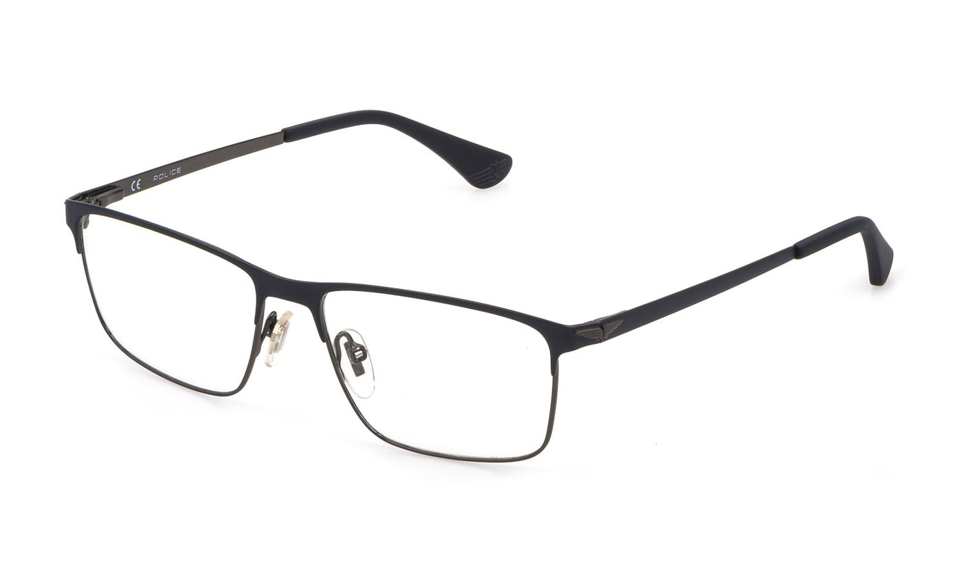 Police Tailwind Evo VPLD06 Shiny Gunmetal-Blue #colour_shiny-gunmetal-blue