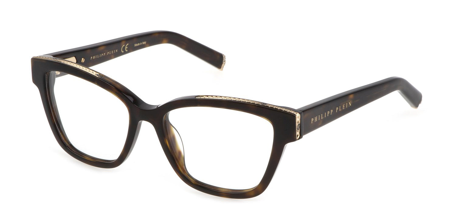 PHILIPP PLEIN キャットアイクラス VPP034S 0722 Philipp Plein VPP034S Cat Eye Glasses | Fashion Eyewear US