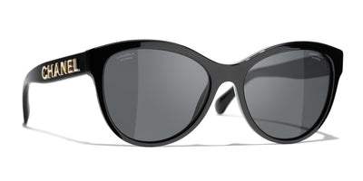 CHANEL 5458 Black/Polarised Grey #colour_black-polarised-grey