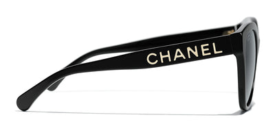 CHANEL 5458 Black/Polarised Grey #colour_black-polarised-grey