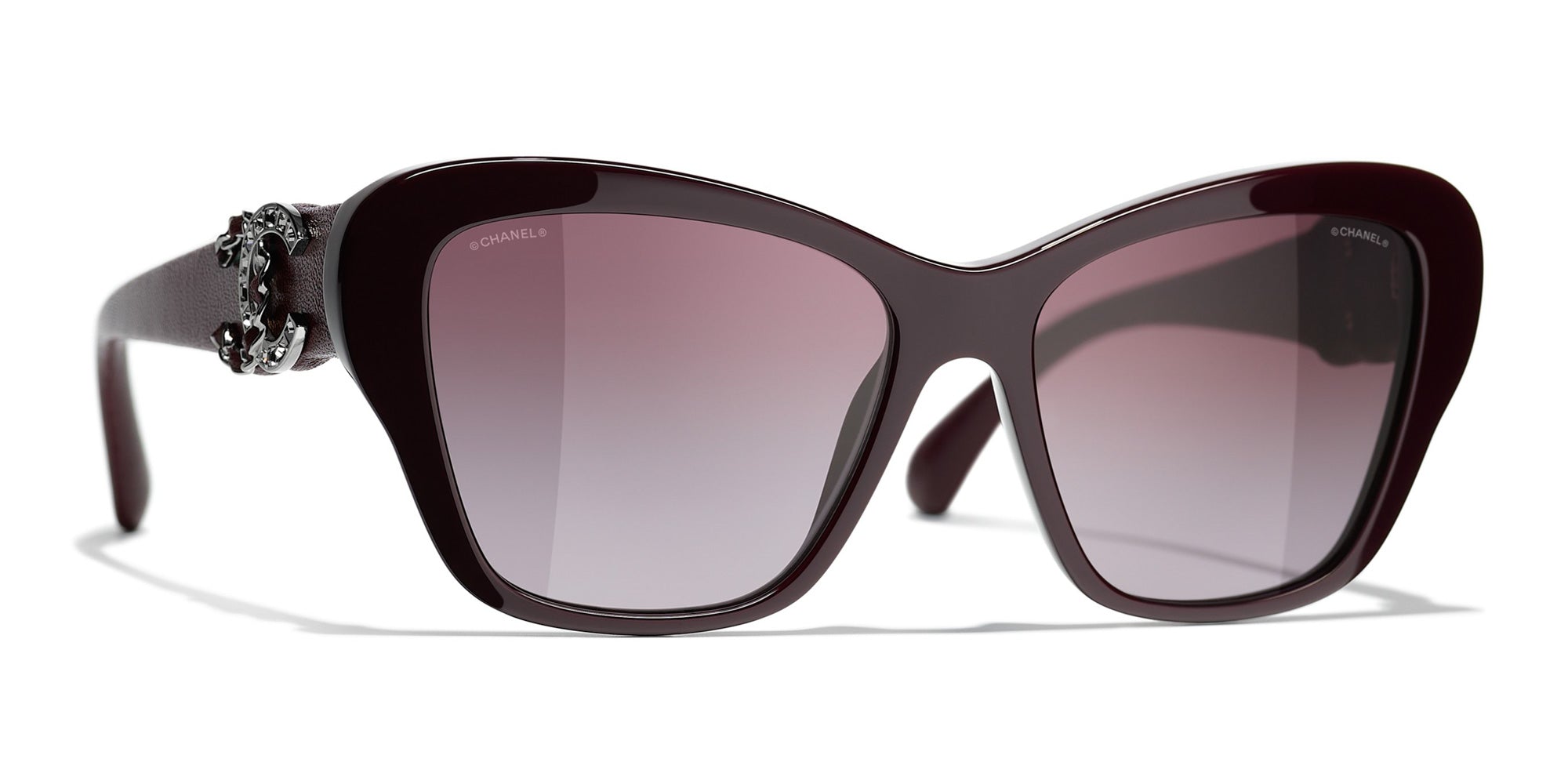 Shop CHANEL 2024 SS Butterfly Sunglasses (9126 C501/S8) by JOJO.co