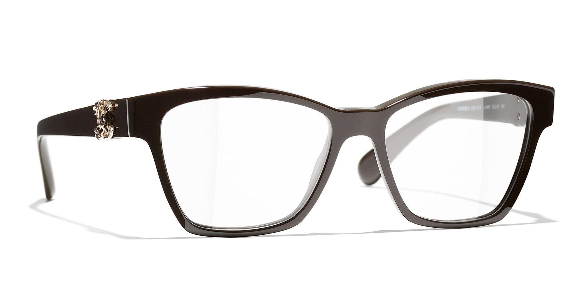 Optical: Square Eyeglasses, acetate & glass pearls — Fashion | CHANEL