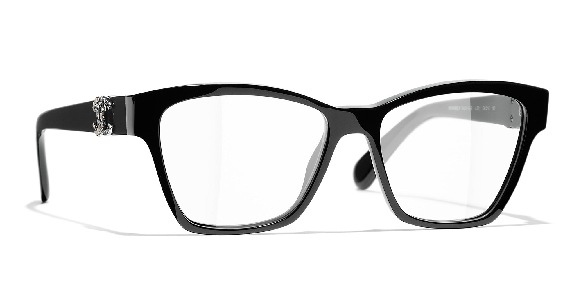 Eyeglasses Chanel Signature CH3413 C942 53-19 Black in stock, Price CHF  180.00