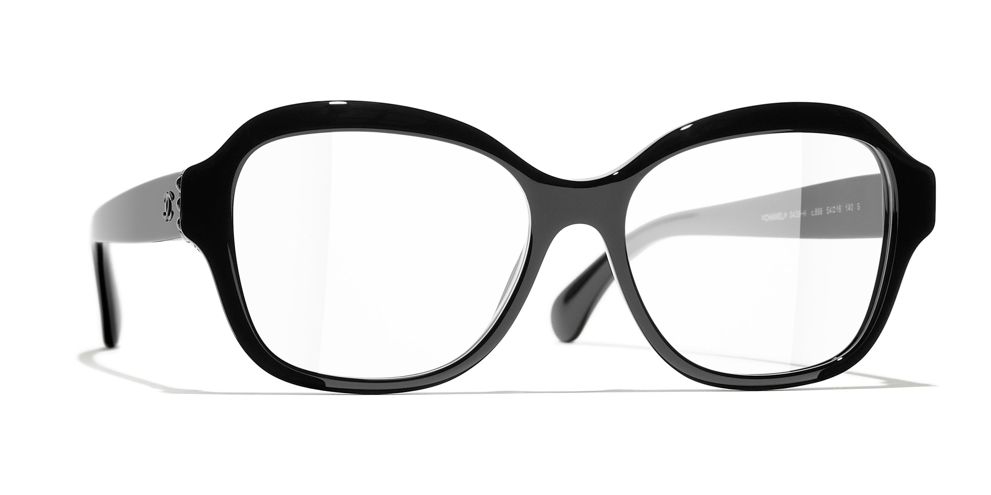 Chanel 3439H Glasses Black Square Women