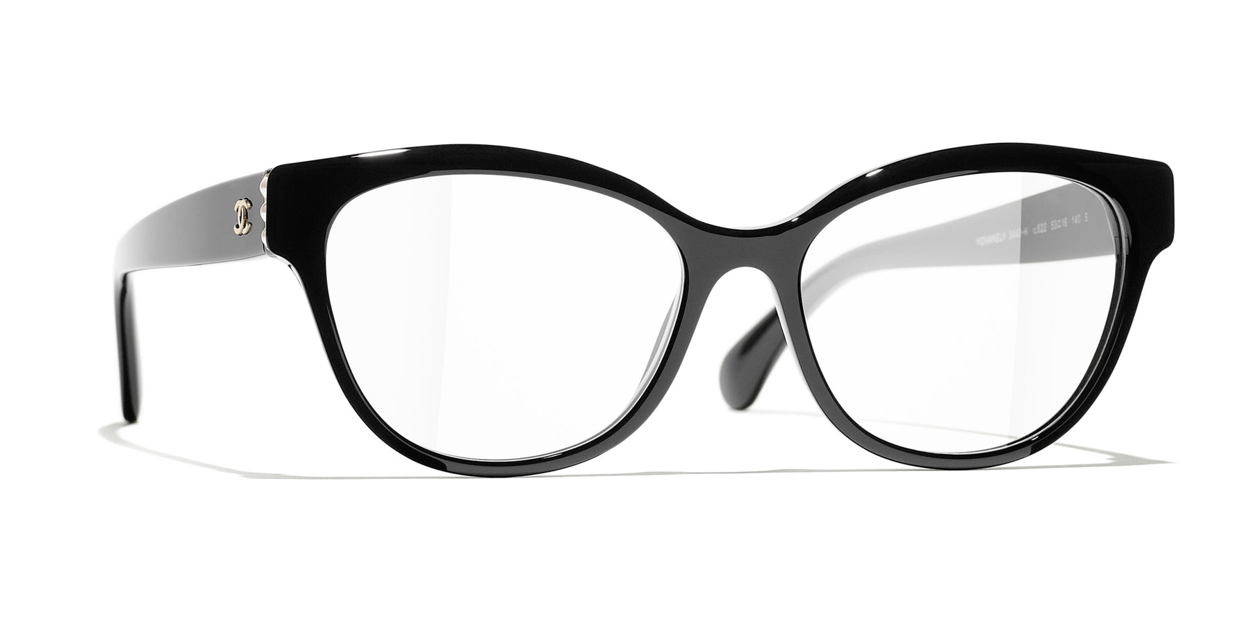 Chanel Eyeglasses Frame Chanel 3330H Acetate eyeglasses, metal temples  embellished with mother of pearl.