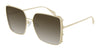 Alexander Mcqueen AM0309S Gold/Brown Gradient #colour_gold-brown-gradient
