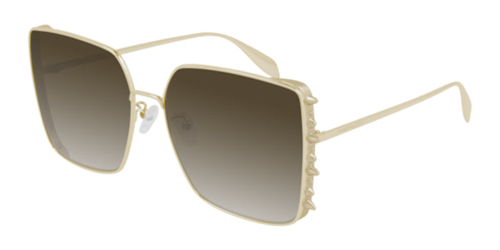 Alexander Mcqueen AM0309S Gold/Brown Gradient #colour_gold-brown-gradient