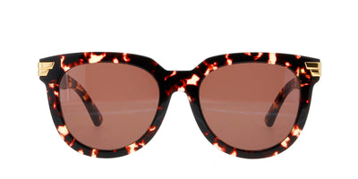Bottega Veneta BV1104SA Asian Fit Dark Tortoise/Brown #colour_dark-tortoise-brown