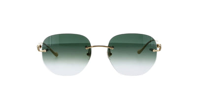 Cartier Panthère de Cartier CT0058O Gold/Green Gradient #colour_bespoke-gold-green-gradient