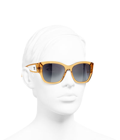 CHANEL 5429 Butterfly Acetate Sunglasses
