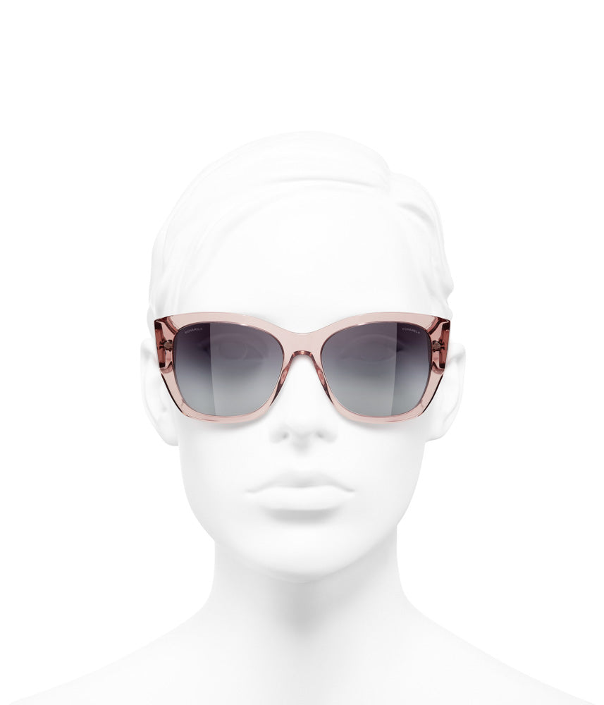 CHANEL 5429 Butterfly Acetate Sunglasses