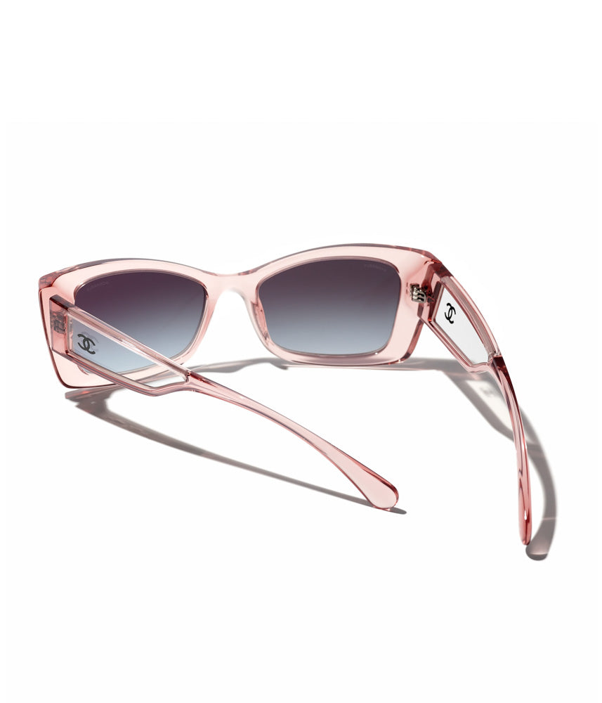 Chanel acetate rectangle sunglasses - Gem