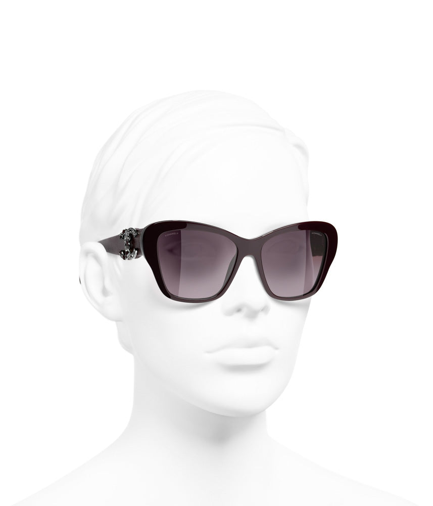 CHANEL 5457QB Butterfly Acetate Sunglasses